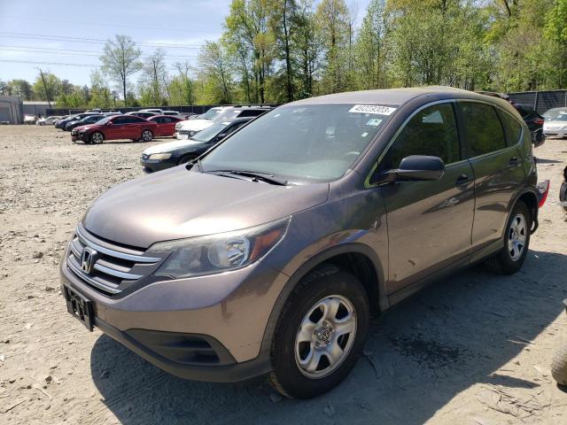 3CZRM3H32DG703154 - 2013 HONDA CR-V LX BROWN photo 1