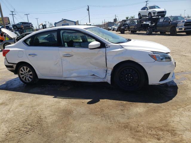 3N1AB7AP4HY271358 - 2017 NISSAN SENTRA S WHITE photo 4