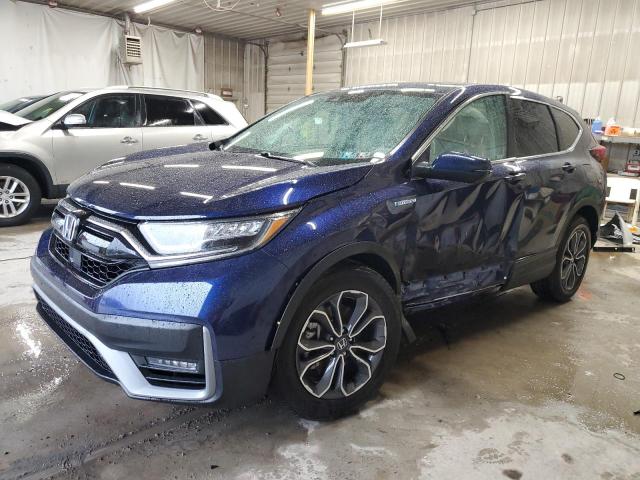 5J6RT6H8XNL021336 - 2022 HONDA CR-V EXL BLUE photo 1