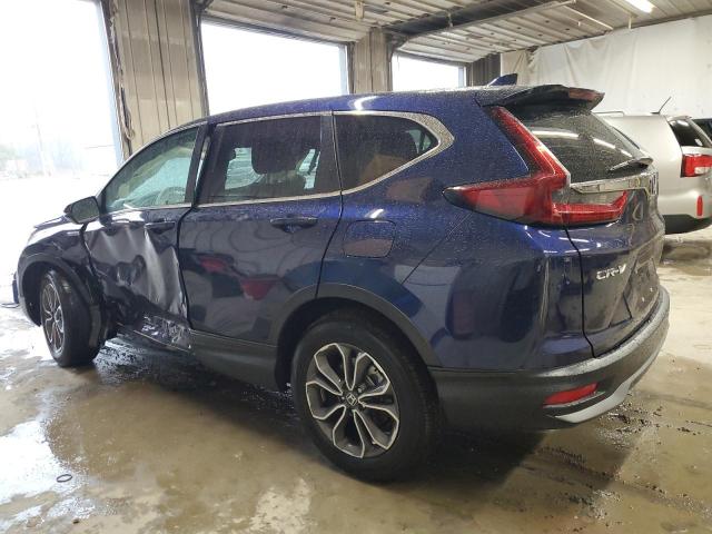 5J6RT6H8XNL021336 - 2022 HONDA CR-V EXL BLUE photo 2