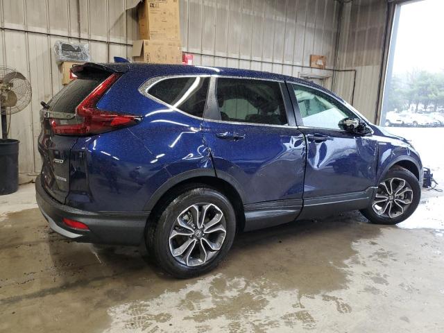 5J6RT6H8XNL021336 - 2022 HONDA CR-V EXL BLUE photo 3