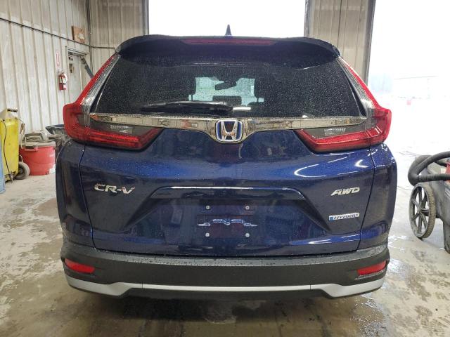 5J6RT6H8XNL021336 - 2022 HONDA CR-V EXL BLUE photo 6