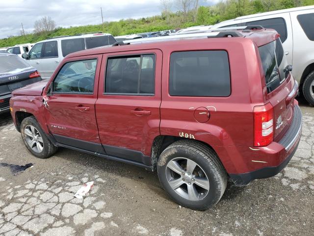 1C4NJRFB4HD107461 - 2017 JEEP PATRIOT LATITUDE RED photo 2