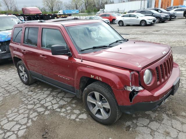 1C4NJRFB4HD107461 - 2017 JEEP PATRIOT LATITUDE RED photo 4