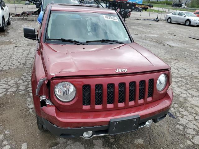 1C4NJRFB4HD107461 - 2017 JEEP PATRIOT LATITUDE RED photo 5