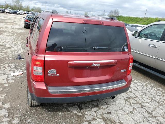 1C4NJRFB4HD107461 - 2017 JEEP PATRIOT LATITUDE RED photo 6