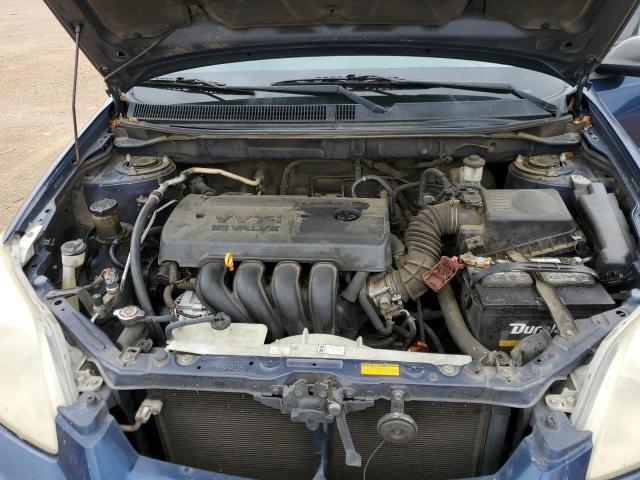 2T1KR32E28C687153 - 2008 TOYOTA COROLLA MA XR BLUE photo 12