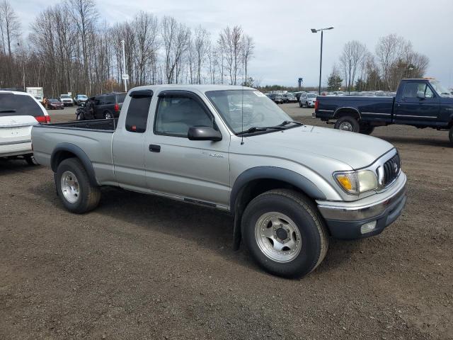 5TEWN72N13Z264474 - 2003 TOYOTA TACOMA XTRACAB SILVER photo 4