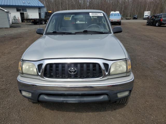 5TEWN72N13Z264474 - 2003 TOYOTA TACOMA XTRACAB SILVER photo 5