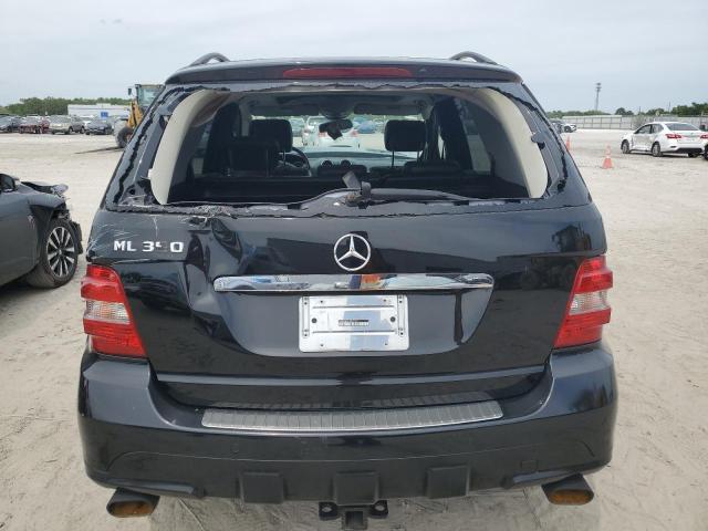 4JGBB86EX6A020453 - 2006 MERCEDES-BENZ ML 350 BLACK photo 6