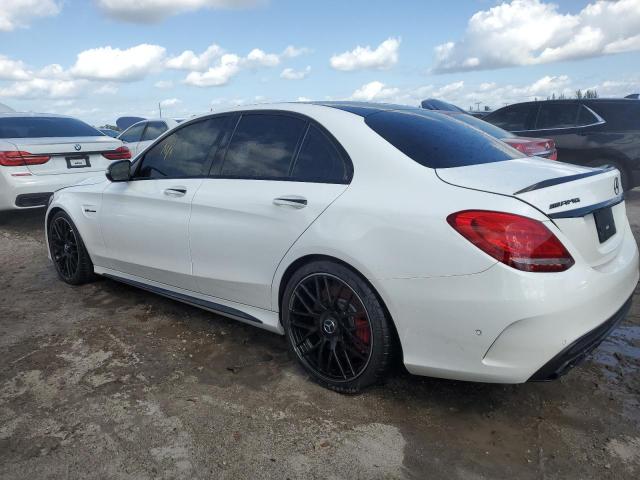 55SWF8HB8JU247653 - 2018 MERCEDES-BENZ C 63 AMG-S WHITE photo 2