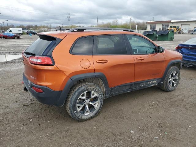 1C4PJMBS3FW569996 - 2015 JEEP CHEROKEE TRAILHAWK ORANGE photo 3