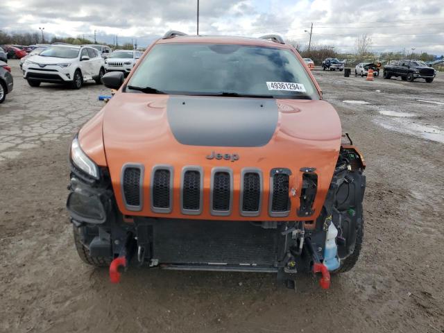 1C4PJMBS3FW569996 - 2015 JEEP CHEROKEE TRAILHAWK ORANGE photo 5