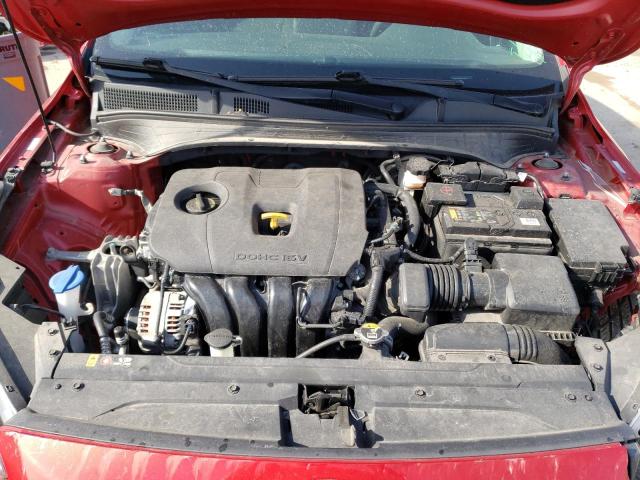 3KPF24AD8KE073852 - 2019 KIA FORTE FE BURGUNDY photo 11