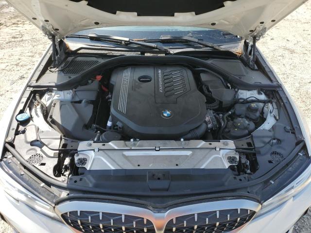 WBA5U7C0XLA232258 - 2020 BMW M340I WHITE photo 11
