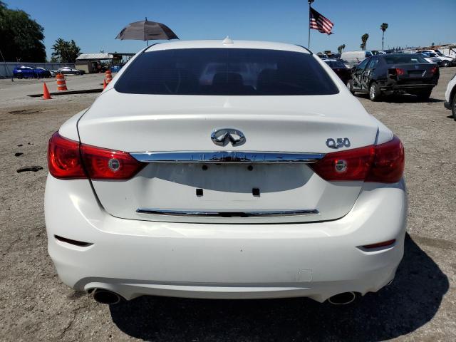 JN1BV7AP3EM674676 - 2014 INFINITI Q50 BASE WHITE photo 6