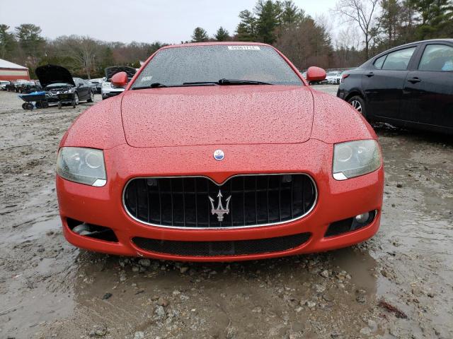 ZAM39JKA0B0059241 - 2011 MASERATI QUATTROPOR S RED photo 5