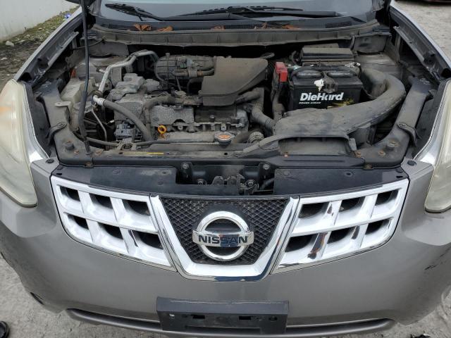 JN8AS5MV4DW648420 - 2013 NISSAN ROGUE S GRAY photo 12