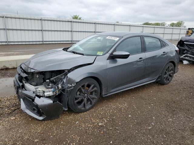 SHHFK7H46HU402895 - 2017 HONDA CIVIC SPORT GRAY photo 1