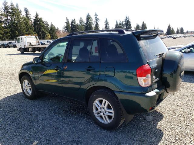 JTEGH20VX26010318 - 2002 TOYOTA RAV4 GREEN photo 2