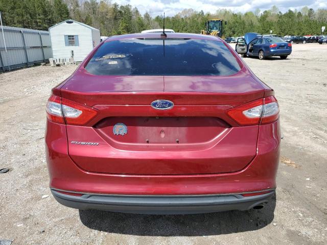 3FA6P0G75FR273636 - 2015 FORD FUSION S RED photo 6