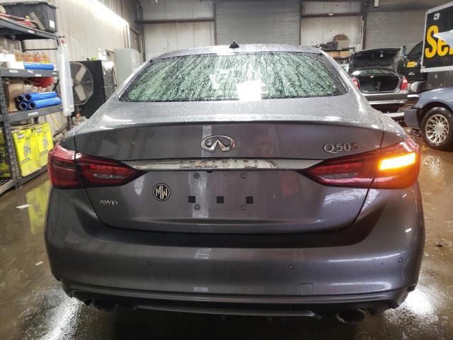 JN1FV7ARXLM660712 - 2020 INFINITI Q50 RED SPORT 400 GRAY photo 6