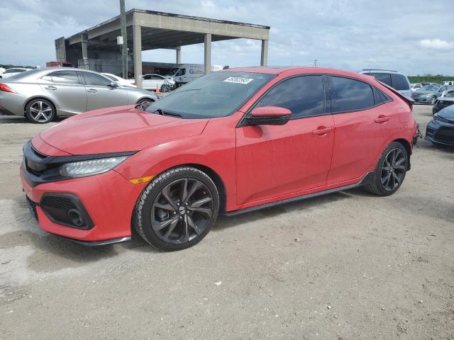 SHHFK7H97HU218237 - 2017 HONDA CIVIC SPORT TOURING RED photo 1