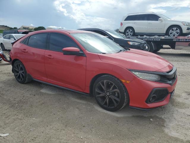 SHHFK7H97HU218237 - 2017 HONDA CIVIC SPORT TOURING RED photo 4