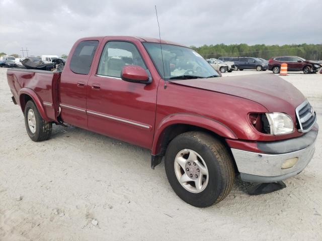 5TBRT38141S139522 - 2001 TOYOTA TUNDRA ACCESS CAB LIMITED MAROON photo 4