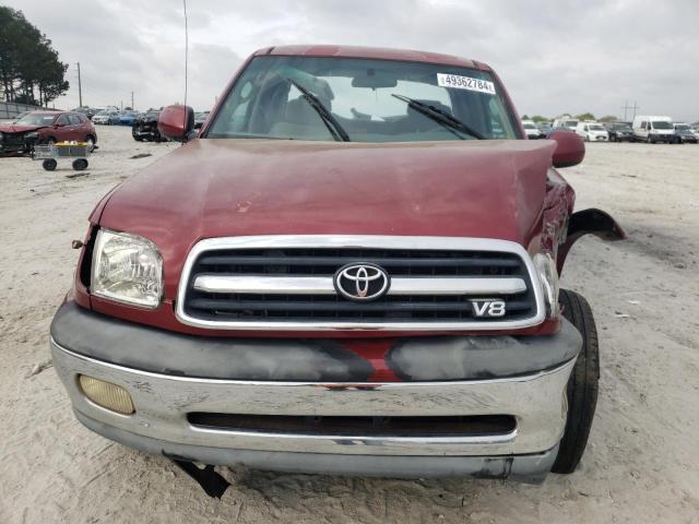 5TBRT38141S139522 - 2001 TOYOTA TUNDRA ACCESS CAB LIMITED MAROON photo 5