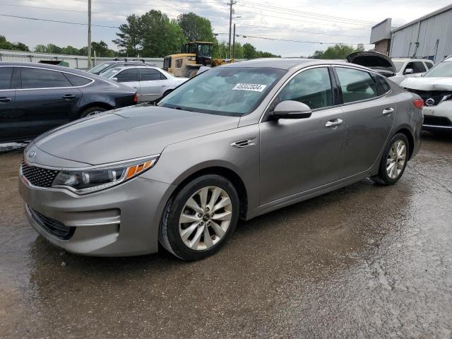 5XXGU4L3XGG008471 - 2016 KIA OPTIMA EX GRAY photo 1