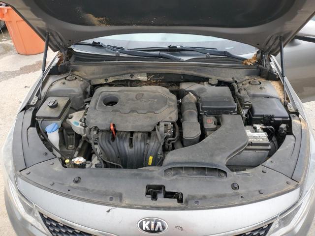 5XXGU4L3XGG008471 - 2016 KIA OPTIMA EX GRAY photo 11