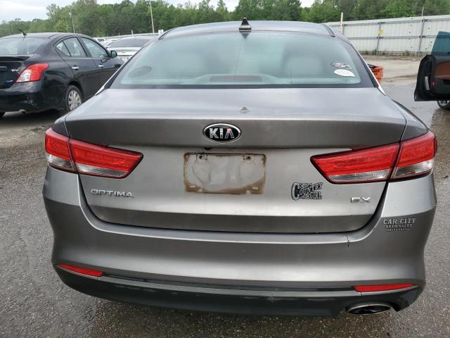 5XXGU4L3XGG008471 - 2016 KIA OPTIMA EX GRAY photo 6