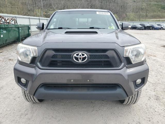 5TFLU4ENXFX113273 - 2015 TOYOTA TACOMA DOUBLE CAB GRAY photo 5