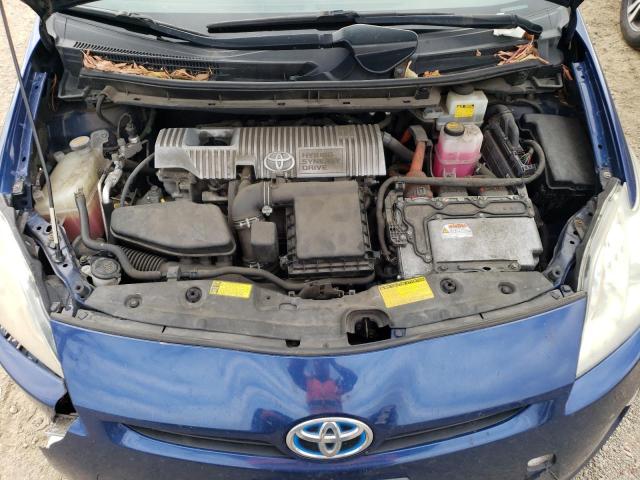 JTDKN3DU7A0185979 - 2010 TOYOTA PRIUS BLUE photo 11