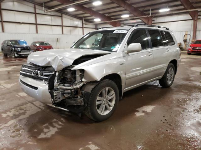 JTEEW21A760006731 - 2006 TOYOTA HIGHLANDER HYBRID SILVER photo 1