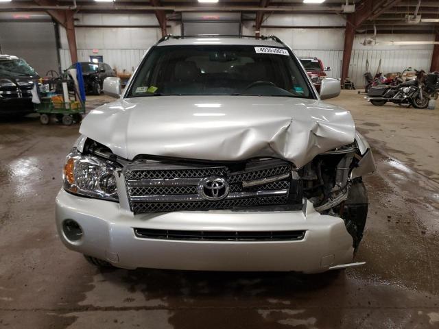 JTEEW21A760006731 - 2006 TOYOTA HIGHLANDER HYBRID SILVER photo 5