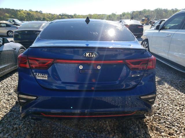 3KPF44AC0ME417081 - 2021 KIA FORTE GT BLUE photo 6