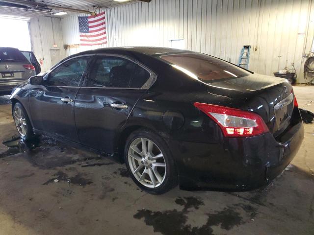 1N4AA51E39C834600 - 2009 NISSAN MAXIMA S BLACK photo 2