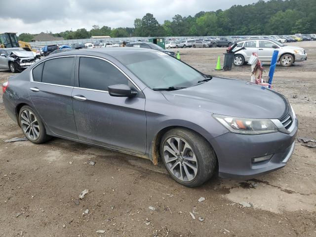 1HGCR2F56EA268054 - 2014 HONDA ACCORD SPORT GRAY photo 4