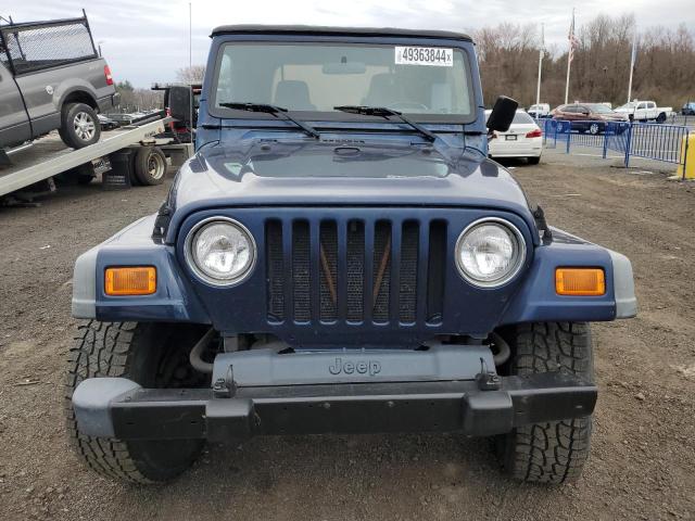 1J4FA49S73P312390 - 2003 JEEP WRANGLER SPORT BLUE photo 5