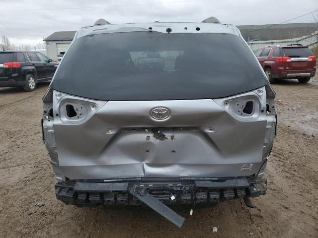 5TDDK3DC6DS051653 - 2013 TOYOTA SIENNA XLE SILVER photo 6