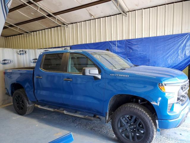 1GCPDBEK5NZ623450 - 2022 CHEVROLET SILVERADO K1500 CUSTOM BLUE photo 4