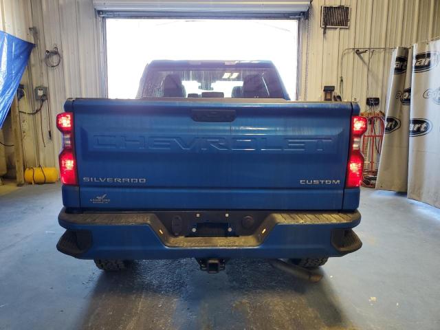 1GCPDBEK5NZ623450 - 2022 CHEVROLET SILVERADO K1500 CUSTOM BLUE photo 6