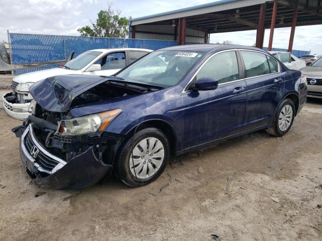 1HGCP26328A024653 - 2008 HONDA ACCORD LX BLUE photo 1