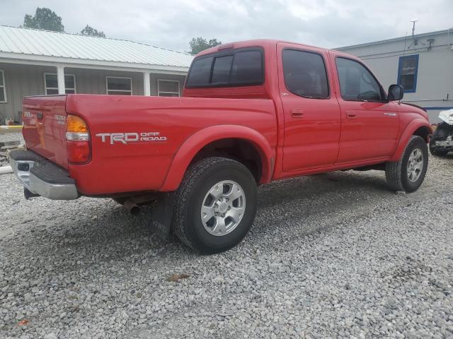 5TEHN72N22Z895385 - 2002 TOYOTA TACOMA DOUBLE CAB RED photo 3