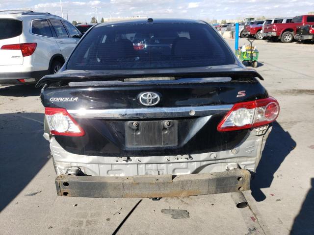 2T1BU4EE6BC610759 - 2011 TOYOTA COROLLA BASE BLACK photo 6