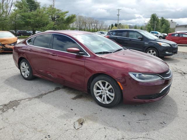 1C3CCCAB2FN669490 - 2015 CHRYSLER 200 LIMITED BURGUNDY photo 4