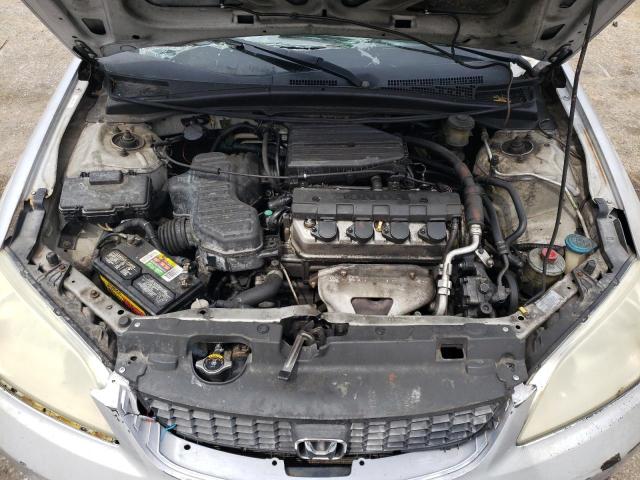 1HGEM221X4L078111 - 2004 HONDA CIVIC DX VP Gümüş foto 11