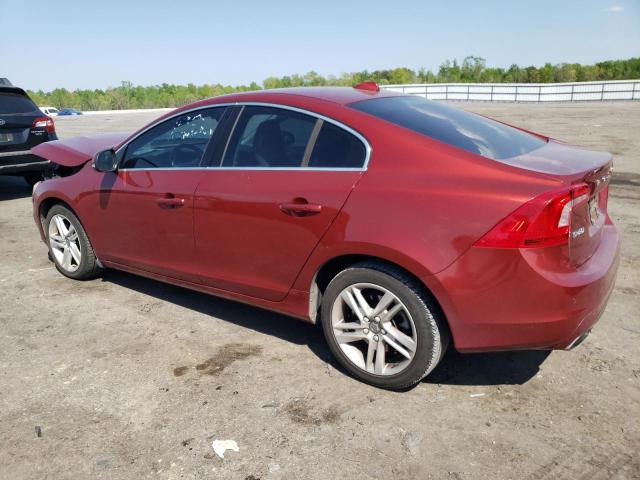 YV1612TK8F1360162 - 2015 VOLVO S60 PREMIER RED photo 2